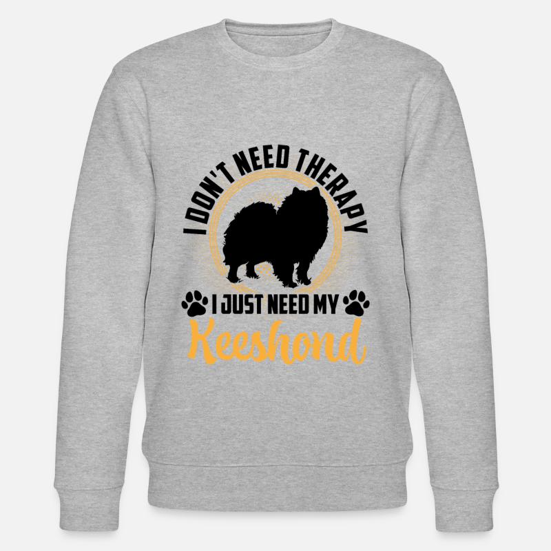 Wolfsspitz Only need German Wolfsspitz - Stanley/Stella CHANGER Unisex Organic Sweatshirt - heather grey