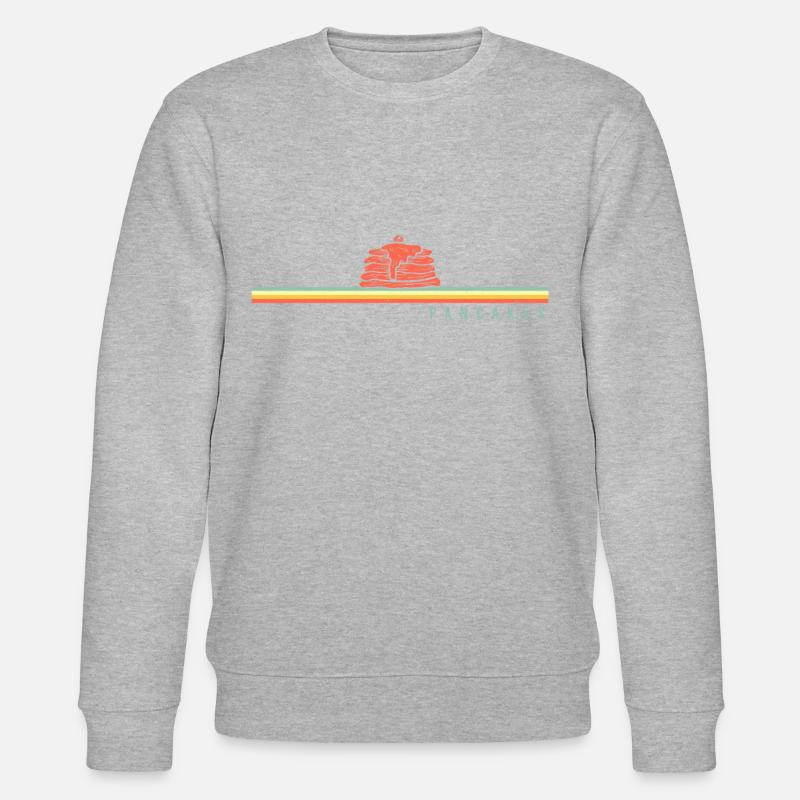 Pancake Lover Kids Pancakes - Stanley/Stella CHANGER Unisex Organic Sweatshirt - heather grey
