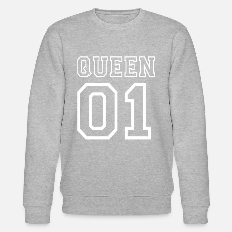 Queen 01 - Sweat bio CHANGER Stanley/Stella Unisexe - gris chiné