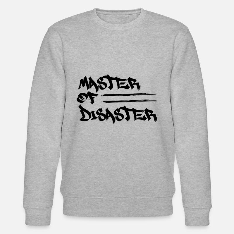 Master of disaster - Stanley/Stella Unisex Bio-Sweatshirt CHANGER  - Grau meliert