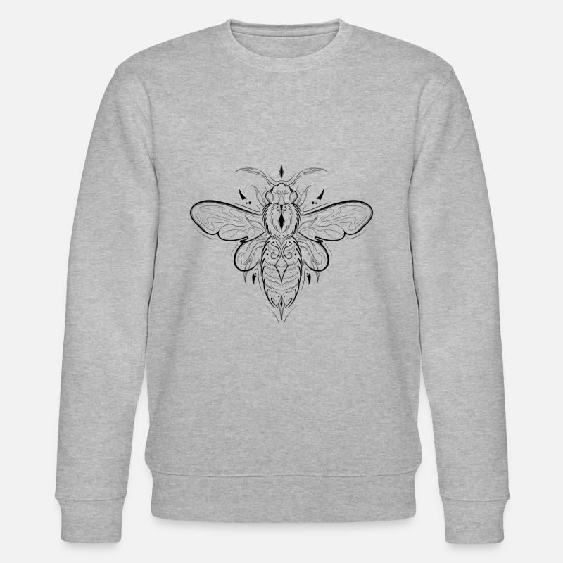 Bee shirt - Stanley/Stella Unisex Bio-Sweatshirt CHANGER  - Grau meliert