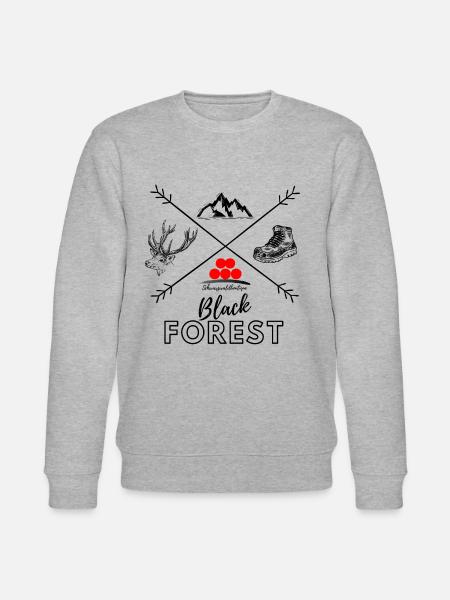 BlackForest Compass - Stanley/Stella CHANGER Unisex Organic Sweatshirt - heather grey