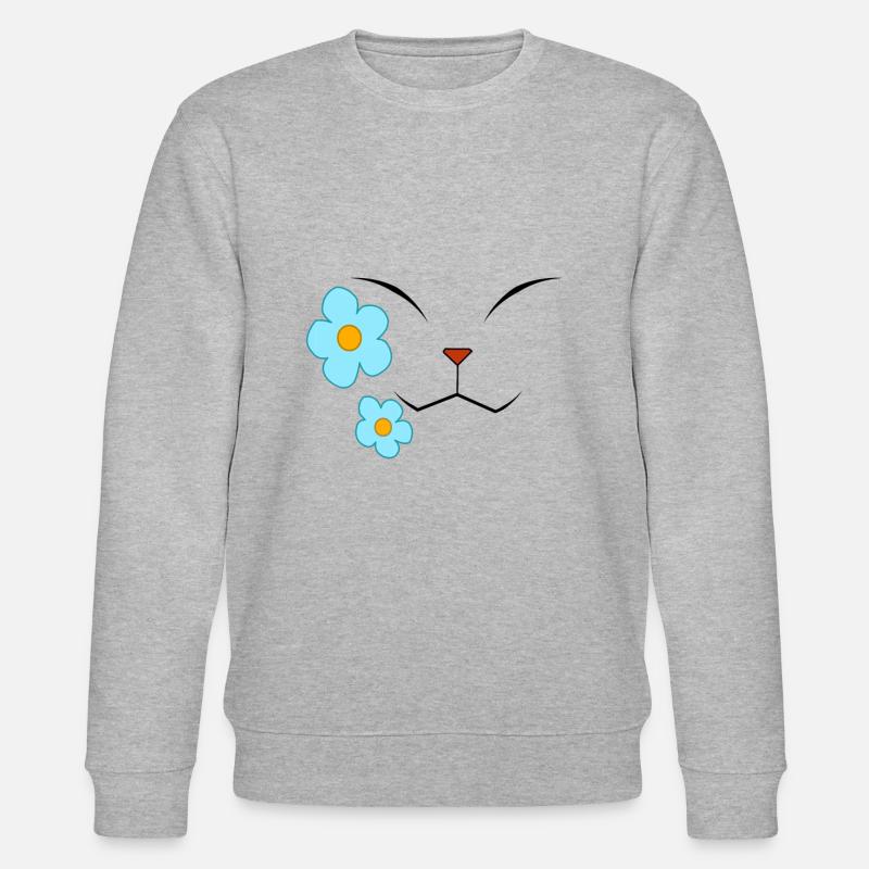 Makomo Maske - Stanley/Stella Unisex Bio-Sweatshirt CHANGER  - Grau meliert