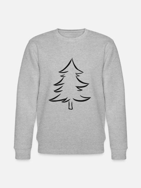 Sapin Noël Sapin Noël X-Mas - Sweat bio CHANGER Stanley/Stella Unisexe - gris chiné