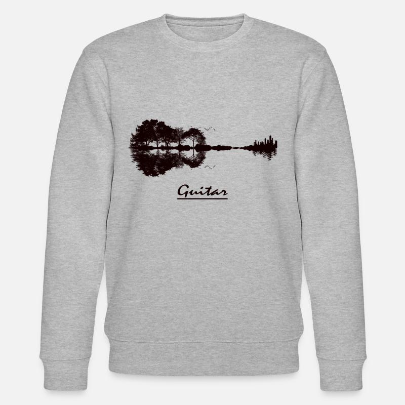Gitarre - Stanley/Stella Unisex Bio-Sweatshirt CHANGER  - Grau meliert