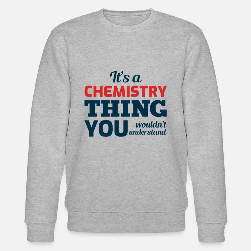 Amoureux de la chimie - Sweat bio CHANGER Stanley/Stella Unisexe - gris chiné