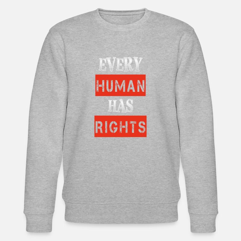 Human rights - Stanley/Stella CHANGER Unisex Organic Sweatshirt - undefined
