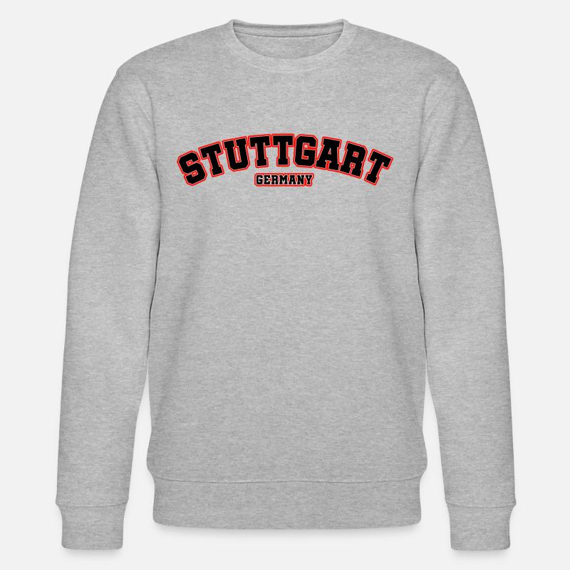 Stuttgart Allemagne Schwaben Stadt Team - Sweat bio CHANGER Stanley/Stella Unisexe - gris chiné