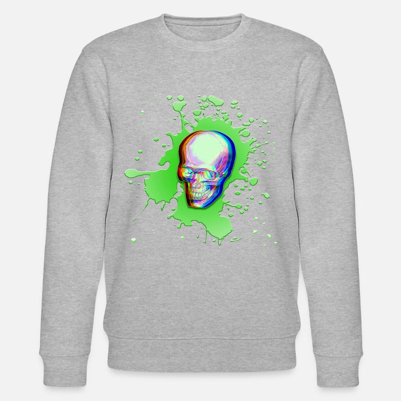 Dropingreen - Stanley/Stella Unisex Bio-Sweatshirt CHANGER  - Grau meliert