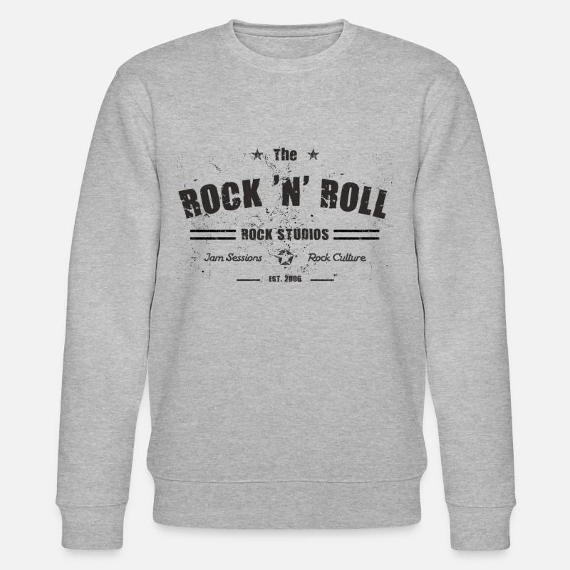 ROCK 'N' ROLL ROCK STUDIOS - Sweat bio CHANGER Stanley/Stella Unisexe - gris chiné