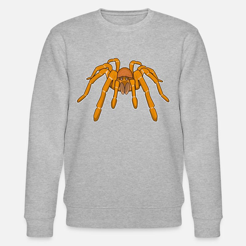 Goliath tarentule araignées terraristiques - Sweat bio CHANGER Stanley/Stella Unisexe - gris chiné