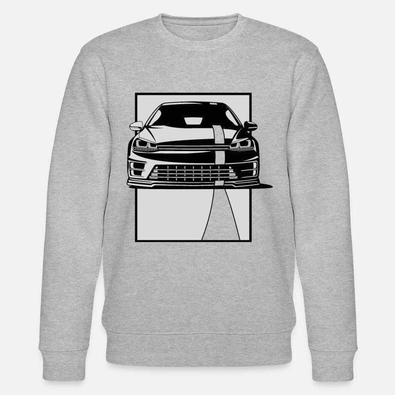 Ligne transparente noire automatique - Sweat bio CHANGER Stanley/Stella Unisexe - gris chiné