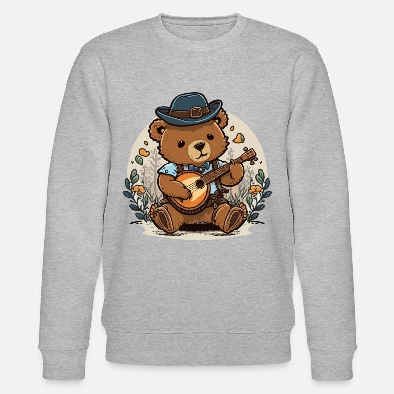 Bärenpflücker - Stanley/Stella Unisex Bio-Sweatshirt CHANGER  - Grau meliert