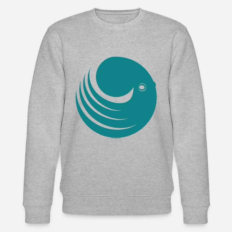 Octopus Octopus Squid Logo graphique Maritime Cool - Sweat bio CHANGER Stanley/Stella Unisexe - gris chiné