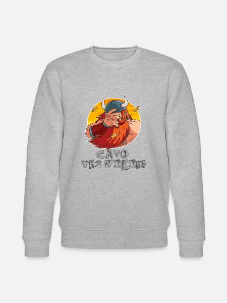 FacePalm Viking - Stanley/Stella CHANGER Unisex Organic Sweatshirt - heather grey