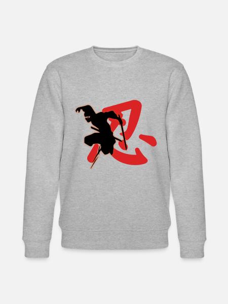 Ninja - Sweat bio CHANGER Stanley/Stella Unisexe - gris chiné