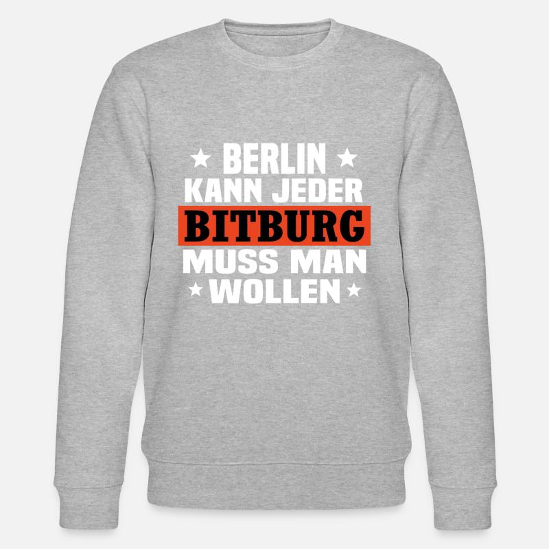 Bitburg - Stanley/Stella Unisex Bio-Sweatshirt CHANGER  - Grau meliert