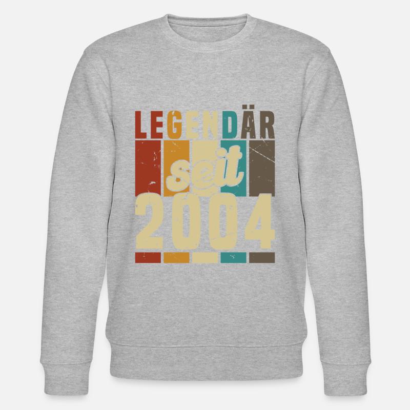 Legendär seit 2004 - Stanley/Stella Unisex Bio-Sweatshirt CHANGER  - Grau meliert