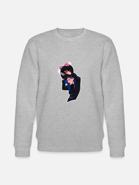 Biker von TechPrincess - Stanley/Stella Unisex Bio-Sweatshirt CHANGER  - Grau meliert