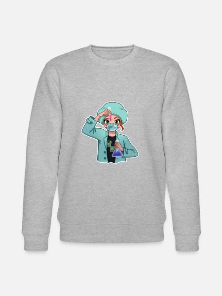Scientist by TechPrincess - Stanley/Stella CHANGER Unisex Organic Sweatshirt - heather grey