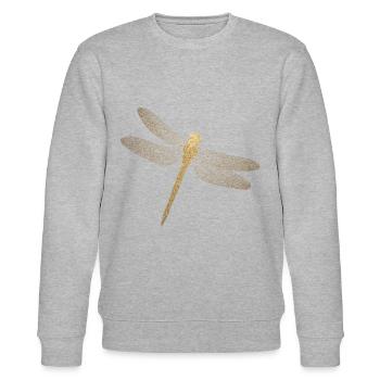 Libelle Gold - Stanley/Stella Unisex Bio-Sweatshirt CHANGER  - Grau meliert - Vorne - Nik (191cm) & Marisol (170cm)