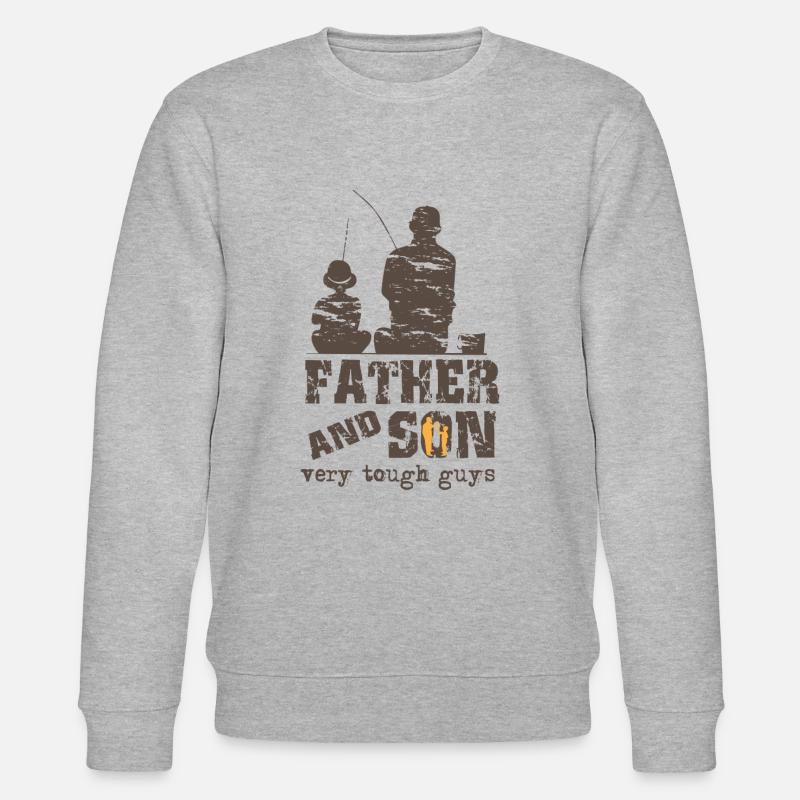 Father and Son - Stanley/Stella Unisex Bio-Sweatshirt CHANGER  - Grau meliert