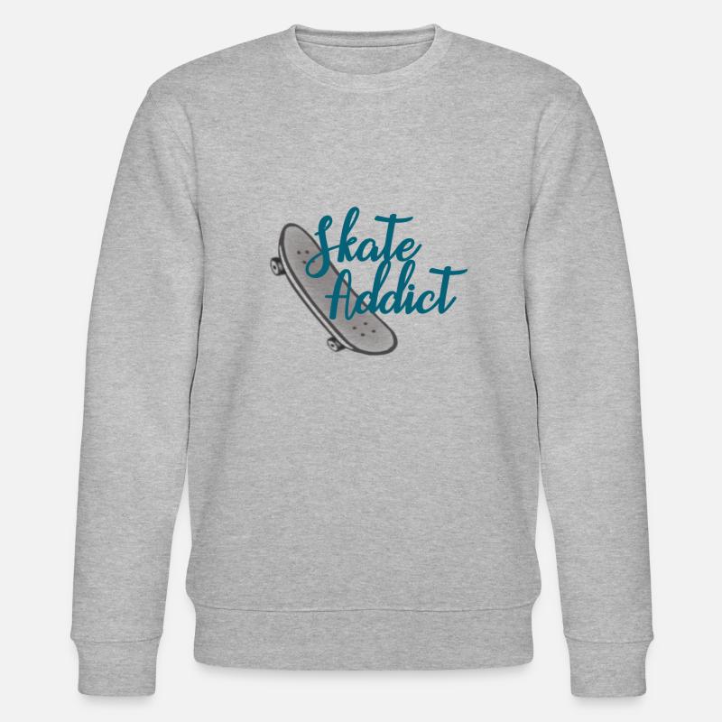 Skate Style - Stanley/Stella Unisex Bio-Sweatshirt CHANGER  - Grau meliert