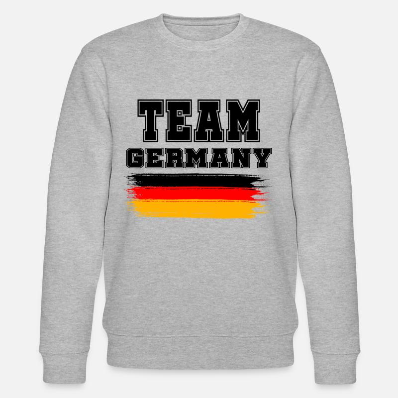 Team Germany - Stanley/Stella Unisex Bio-Sweatshirt CHANGER  - Grau meliert