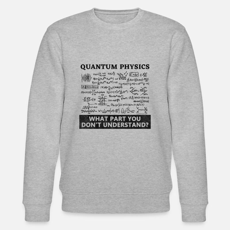 Physique quantique Physique quantique - Sweat bio CHANGER Stanley/Stella Unisexe - gris chiné