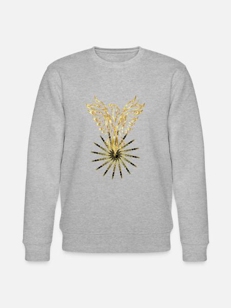 Phoenix Klarinette - Stanley/Stella Unisex Bio-Sweatshirt CHANGER  - Grau meliert