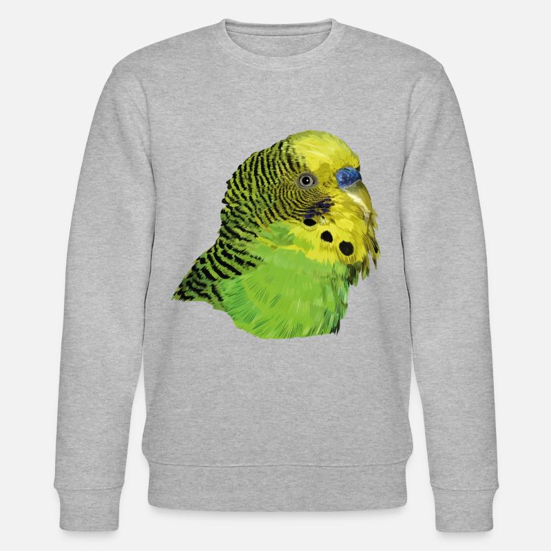 Perruche australienne - Sweat bio CHANGER Stanley/Stella Unisexe - gris chiné