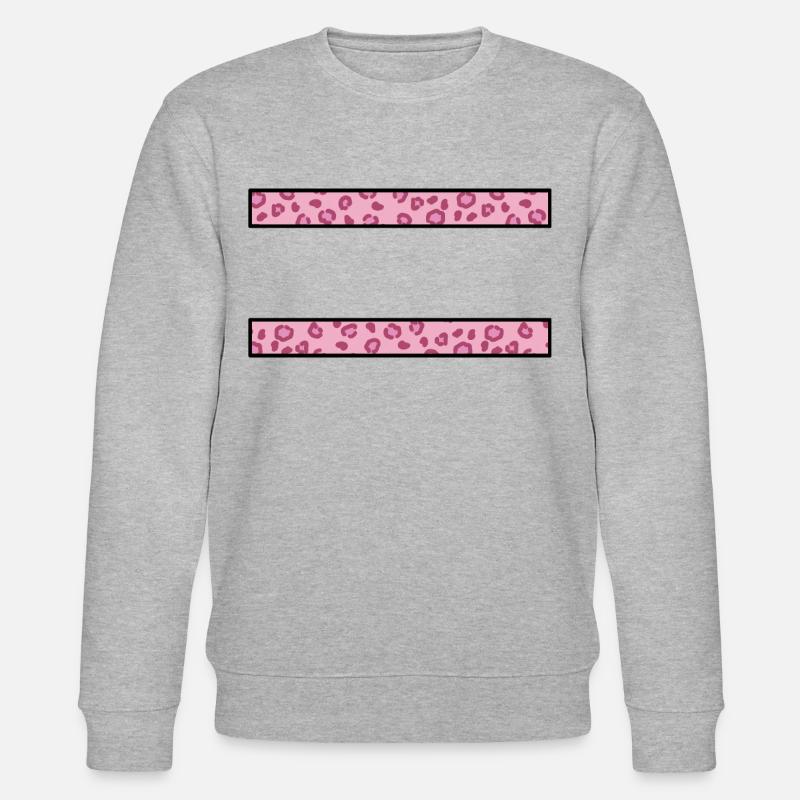 Frame Leopard Pattern - Stanley/Stella CHANGER Unisex Organic Sweatshirt - heather grey