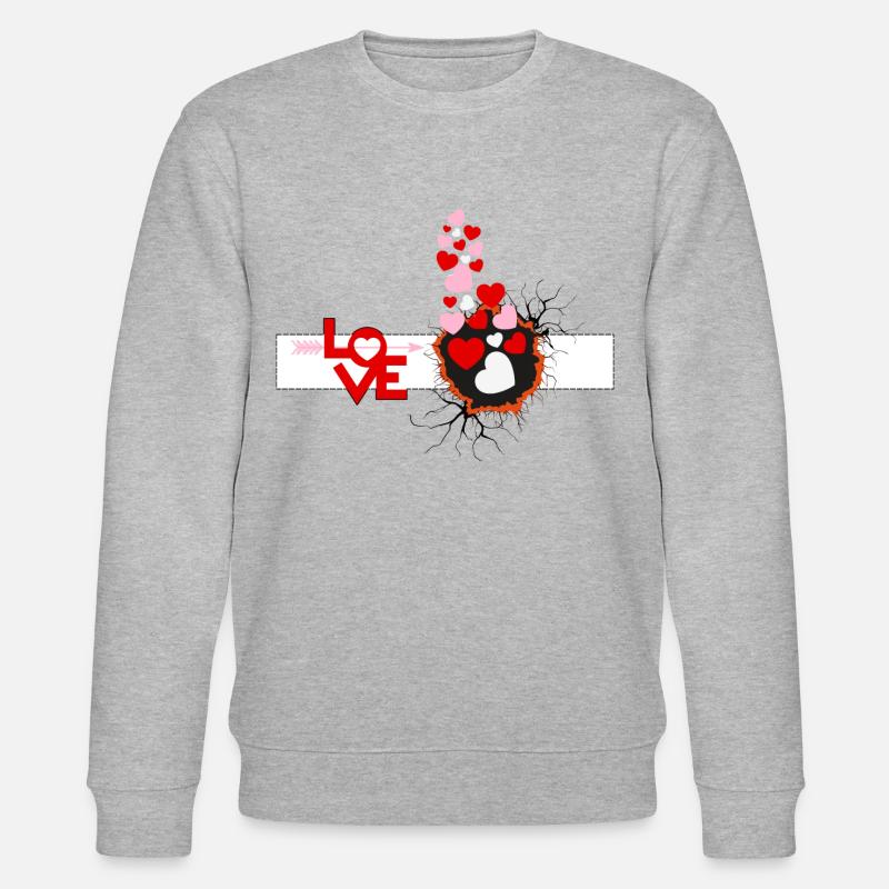 L’amour est l’amour - Sweat bio CHANGER Stanley/Stella Unisexe - gris chiné