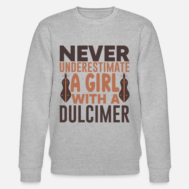 Instrument Dulcimer Girl - Sweat bio CHANGER Stanley/Stella Unisexe - gris chiné