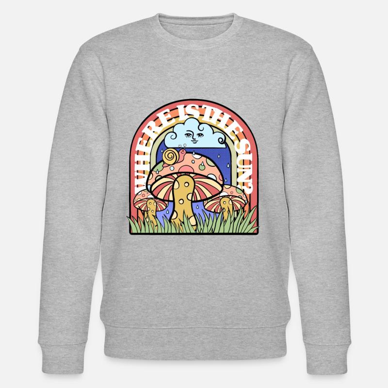 OÙ EST LE SOLEIL - Sweat bio CHANGER Stanley/Stella Unisexe - gris chiné