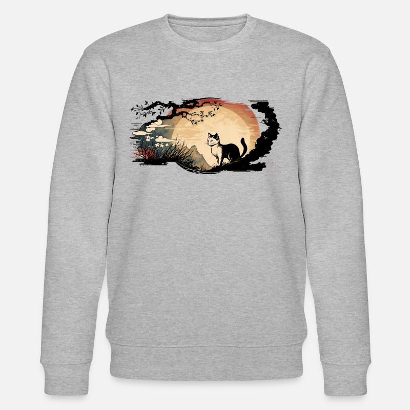 Condamnation au coucher du soleil - Sweat bio CHANGER Stanley/Stella Unisexe - gris chiné