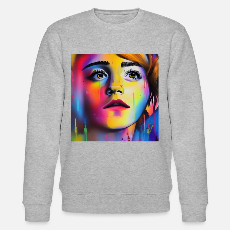 Emma - Stanley/Stella Unisex Bio-Sweatshirt CHANGER  - Grau meliert