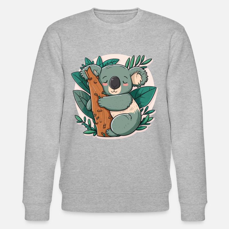 Koalas Startseite - Stanley/Stella Unisex Bio-Sweatshirt CHANGER  - Grau meliert