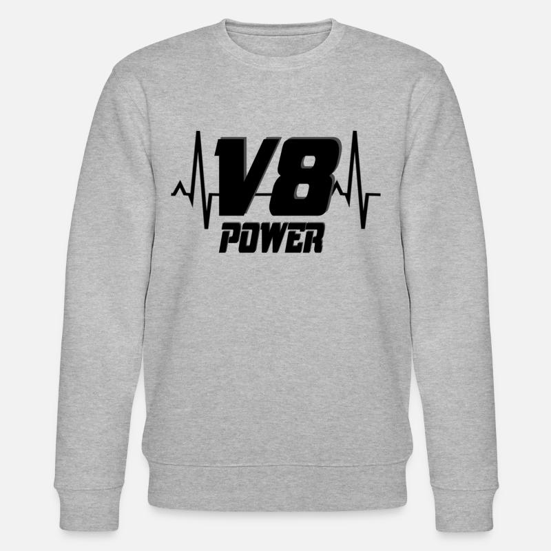 V8 - Stanley/Stella Unisex Bio-Sweatshirt CHANGER  - Grau meliert