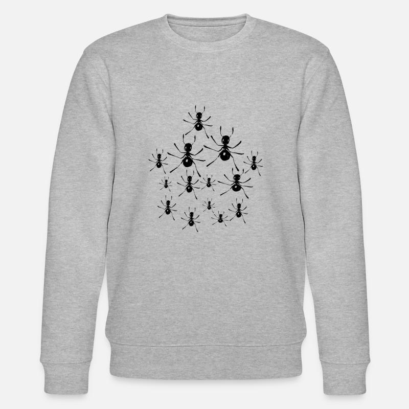 Ameisenarmee - Stanley/Stella Unisex Bio-Sweatshirt CHANGER  - Grau meliert