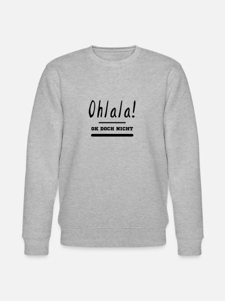 Ohlala - Stanley/Stella Unisex Bio-Sweatshirt CHANGER - Grau meliert
