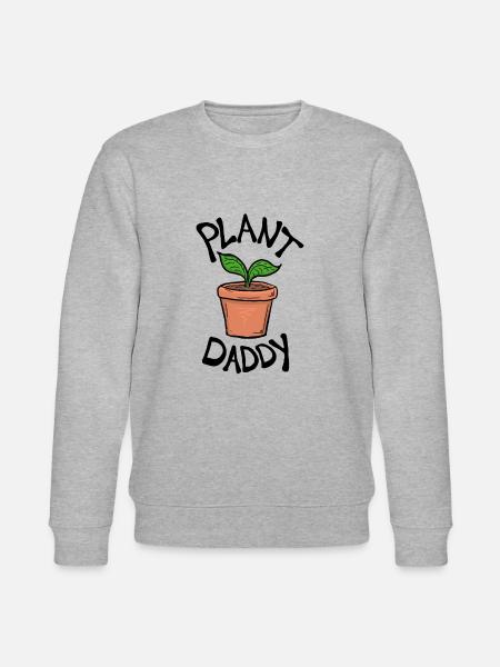 Papa des plantes - Sweat bio CHANGER Stanley/Stella Unisexe - gris chiné
