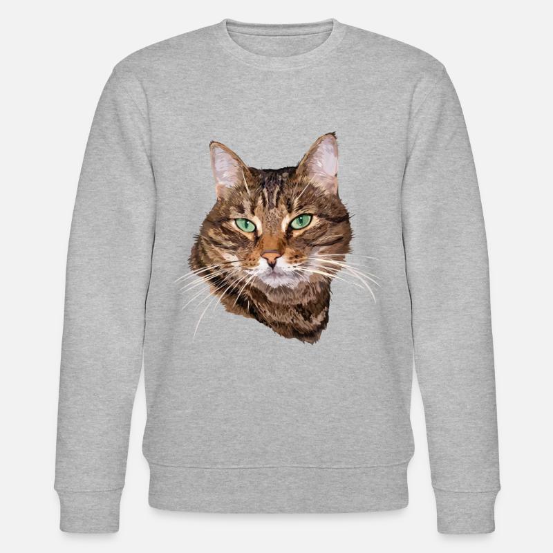 Chat - Sweat bio CHANGER Stanley/Stella Unisexe - gris chiné