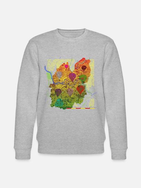 Balloons Over Sunset Bristol - Stanley/Stella CHANGER Unisex Organic Sweatshirt - heather grey