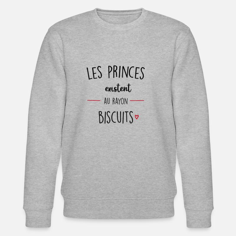 les princes - Sweat bio CHANGER Stanley/Stella Unisexe - gris chiné