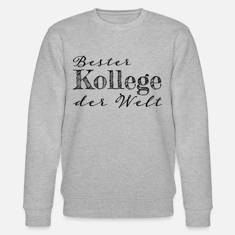 Kollege Abschiedsgeschenk Geschenkidee - Stanley/Stella Unisex Bio-Sweatshirt CHANGER - Grau meliert