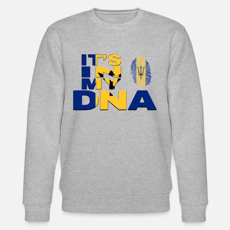 ITS IN MY DNA BARBADE - Sweat bio CHANGER Stanley/Stella Unisexe - gris chiné
