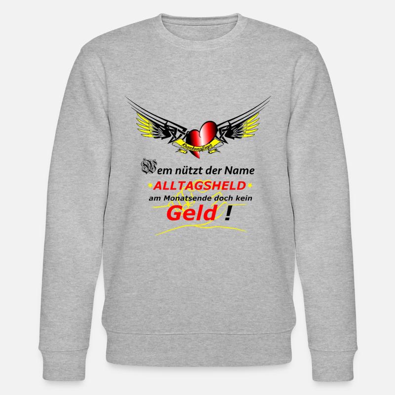 Krankenpfleger - Stanley/Stella Unisex Bio-Sweatshirt CHANGER  - Grau meliert