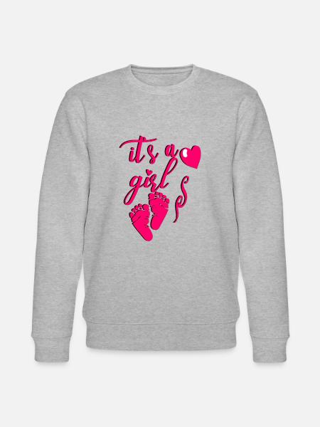 C’est une fille - Sweat bio CHANGER Stanley/Stella Unisexe - gris chiné