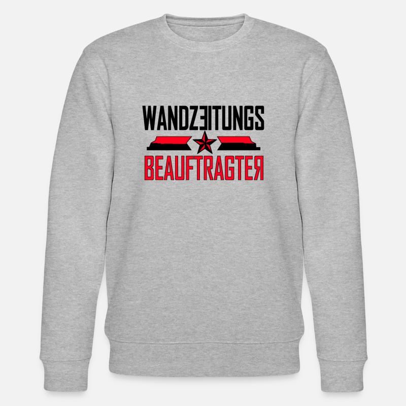 wandzeitungsbeauftragter - Stanley/Stella Unisex Bio-Sweatshirt CHANGER  - Grau meliert